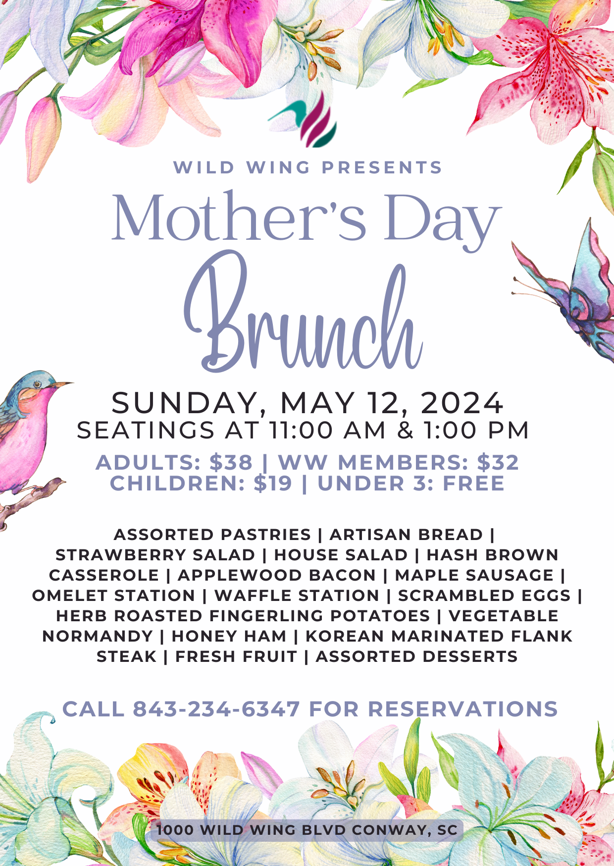 Image: Wild Wing Mother's Day Brunch