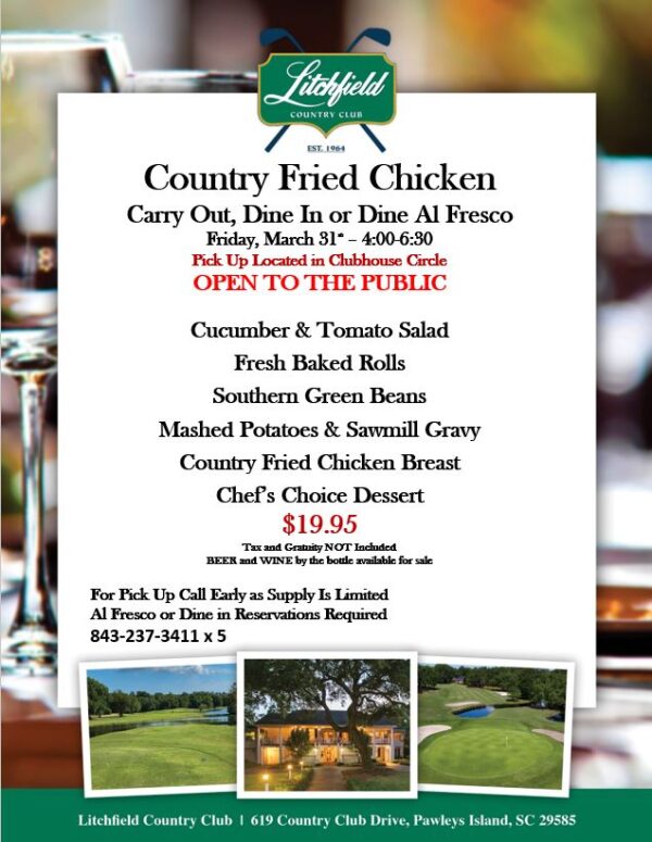 Image: Litchfield Country Club Country Fried Chicken