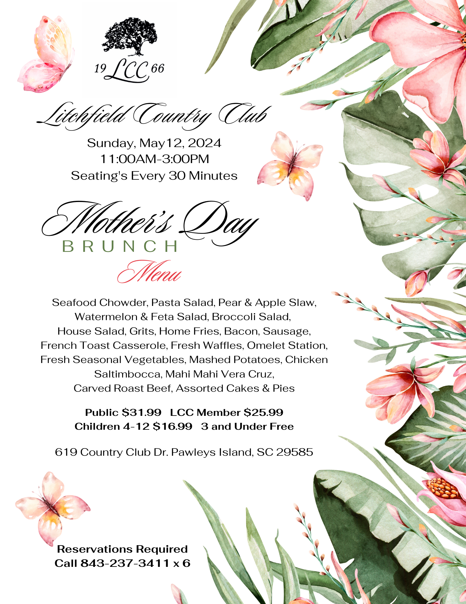 Image: Litchfield Country Club Mother's Day Brunch