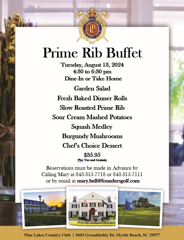 Image: Pine Lakes Prime Rib Buffet