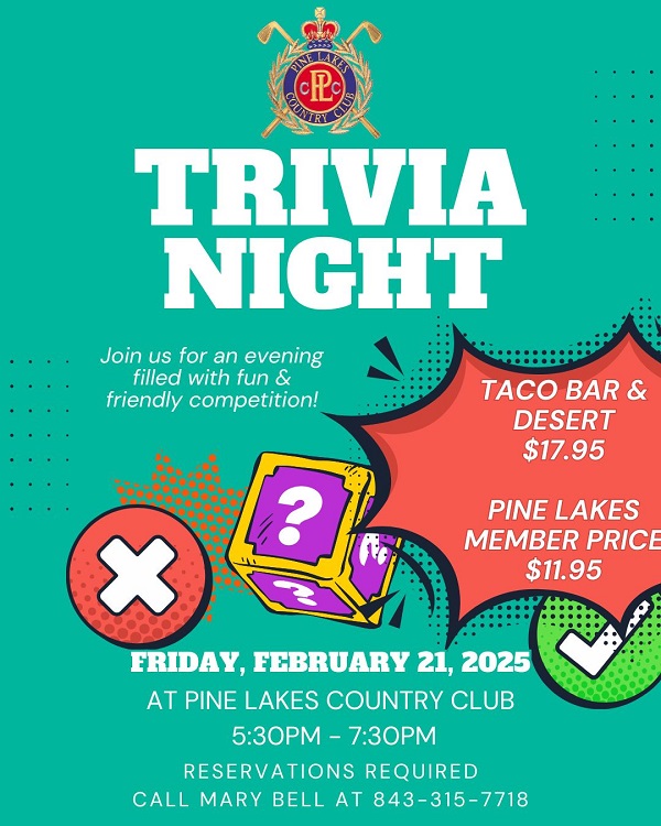 Image: Pine Lakes Trivia Night