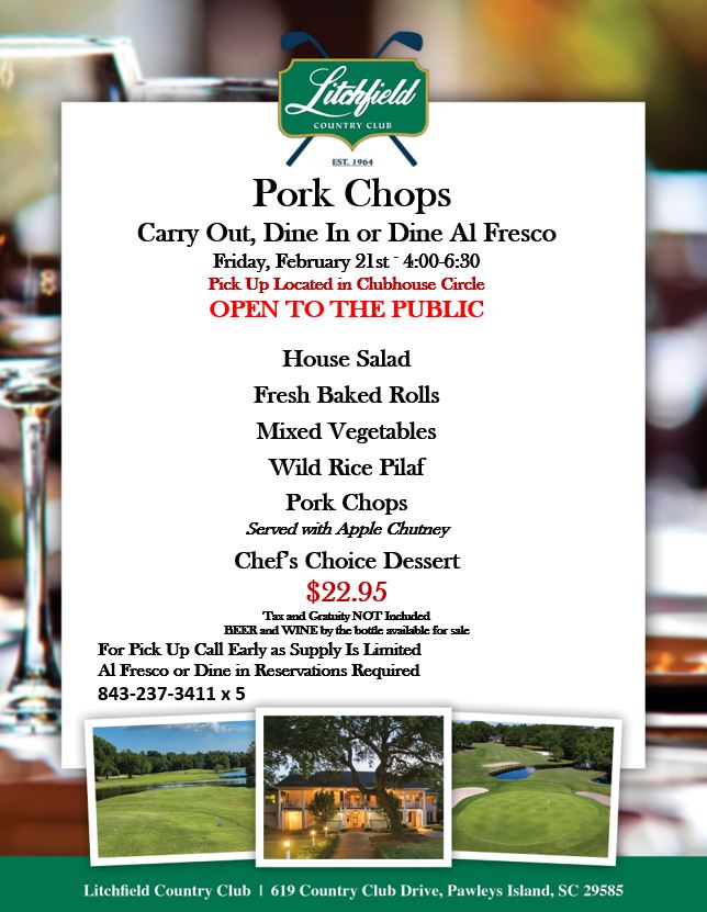 Image: Litchfield Country Club Pork Chops